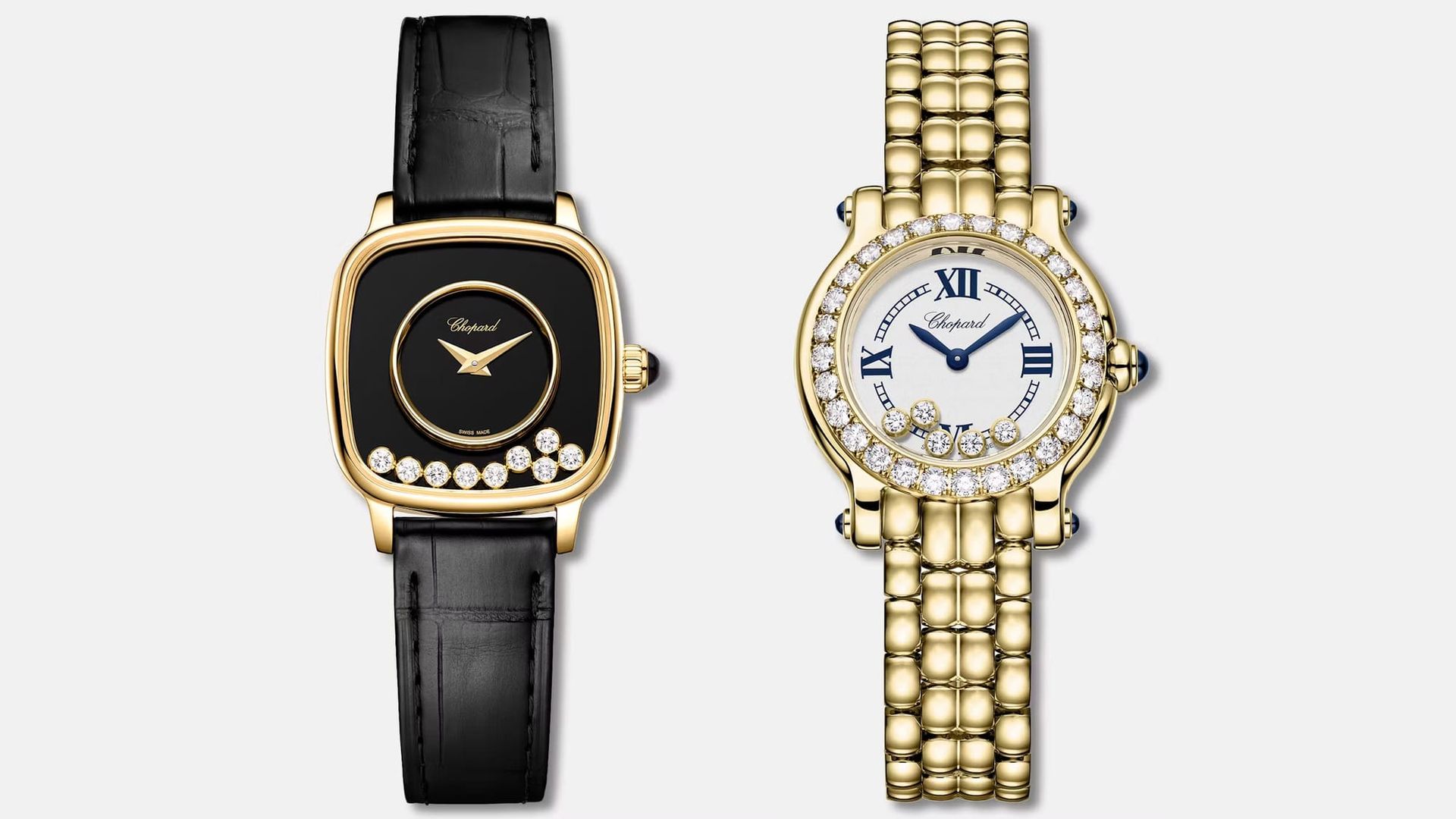 Chopard Brings Back The '76 Happy Diamonds And '93 Happy Sport For 50 Years Of Loose Diamonds