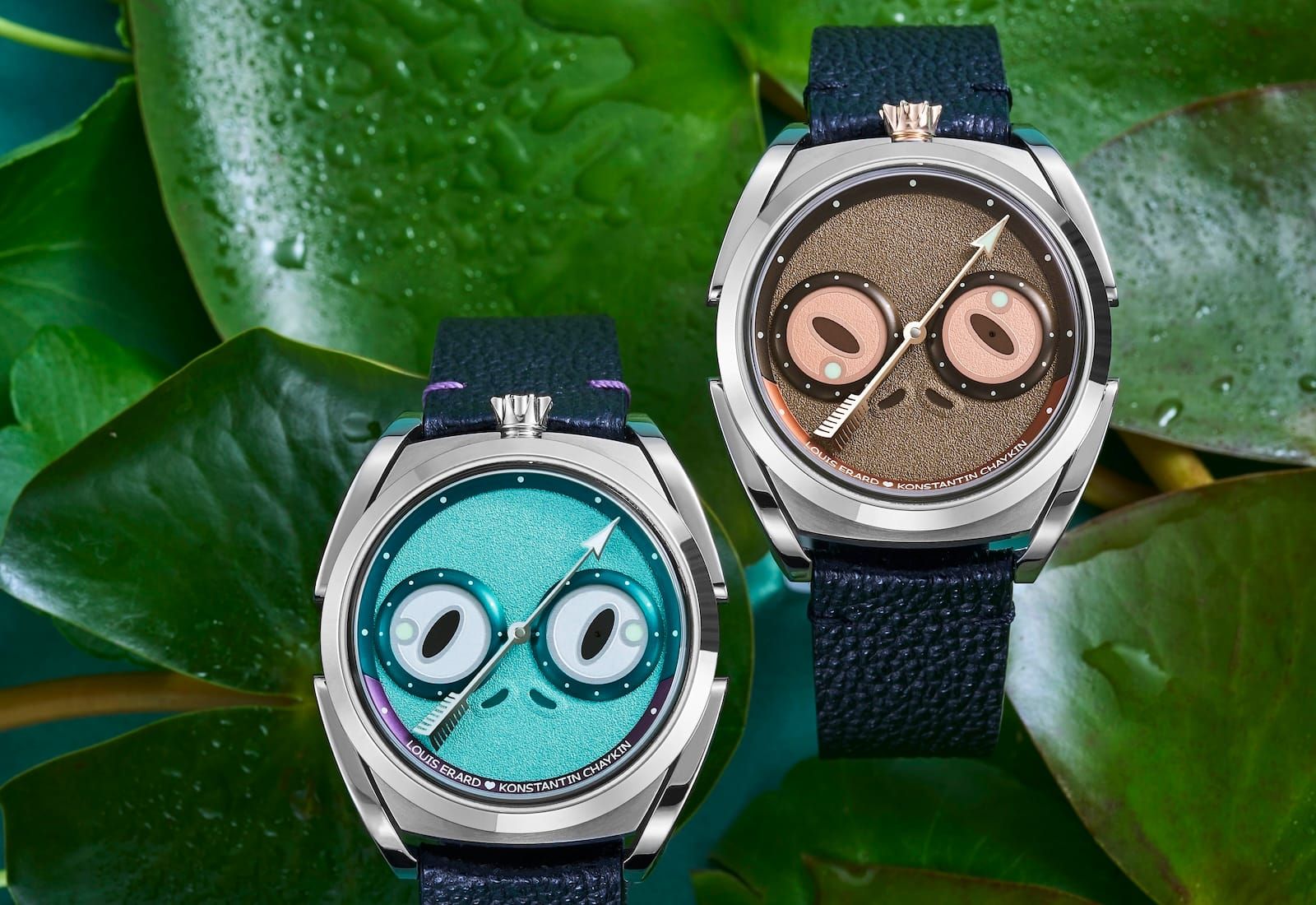 Louis Erard and Konstantin Chaykin Bring the Unfrogettable Back in Turquoise and Brown