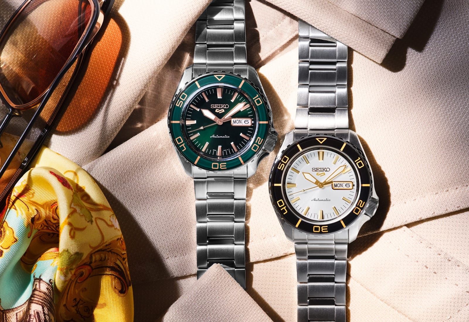 Seiko Gets The SNZH Dress Ready In White And Green