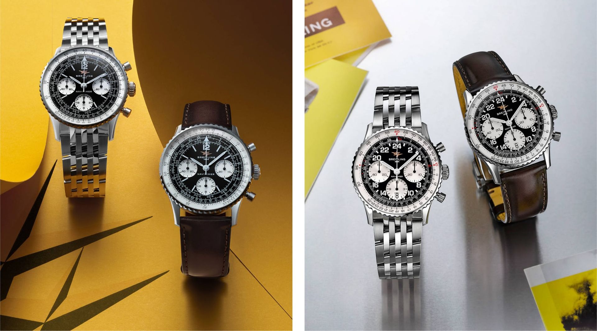 Breitling Makes the Hand-Wound Navitimer B09 and Cosmonaute Permanent Collection Watches