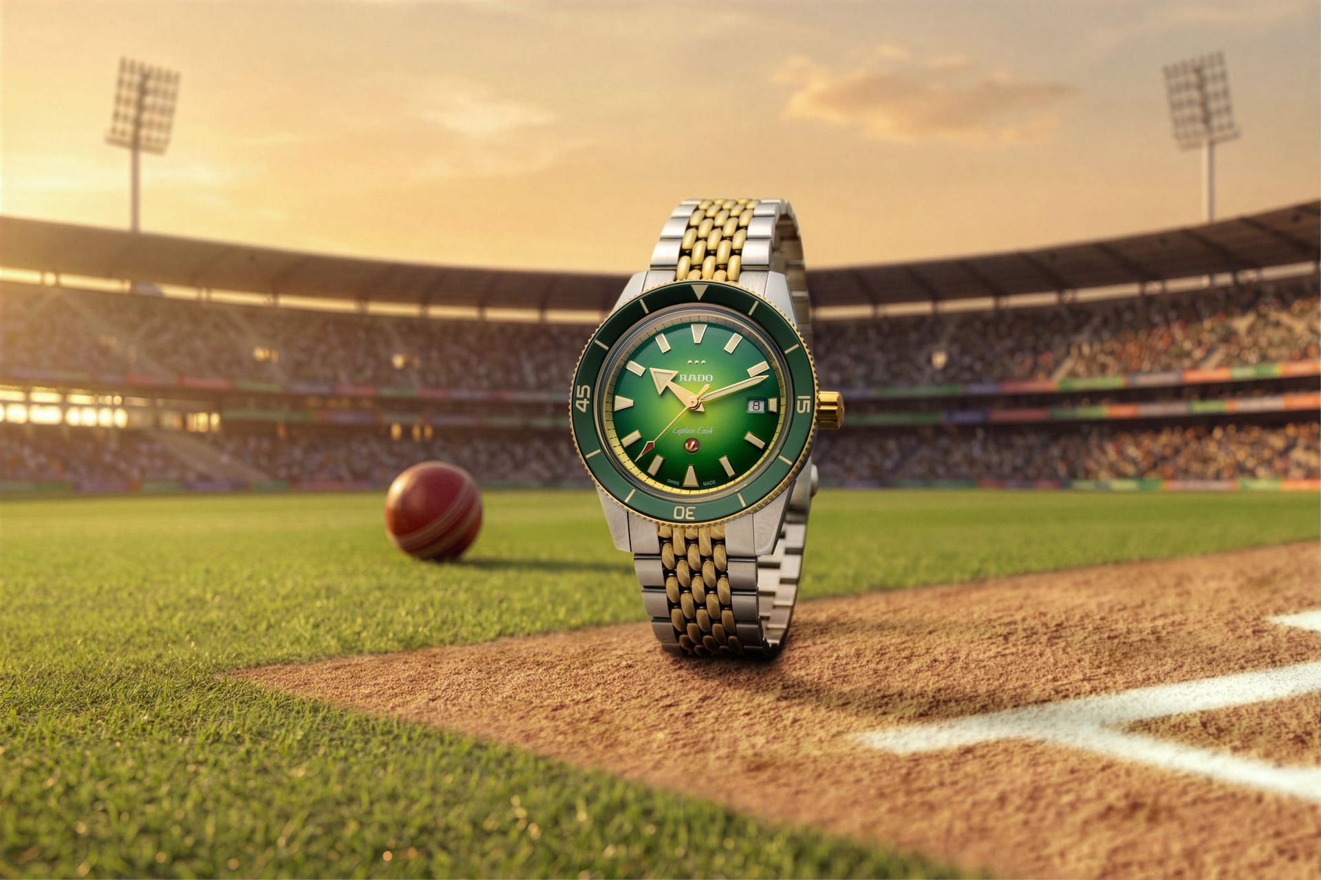 Rado Doubles Down on Cricket With the Captain Cook In Green And Gold