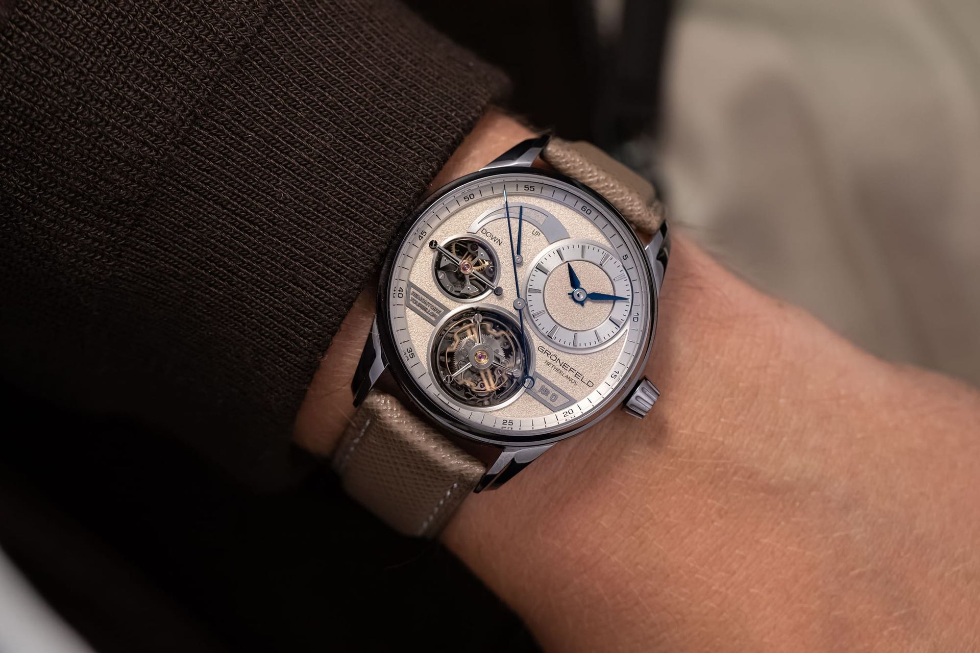 Grönefeld Packs a Remontoire, Flying Tourbillon and Deadbeat Seconds Into the 1941 Quadrivium