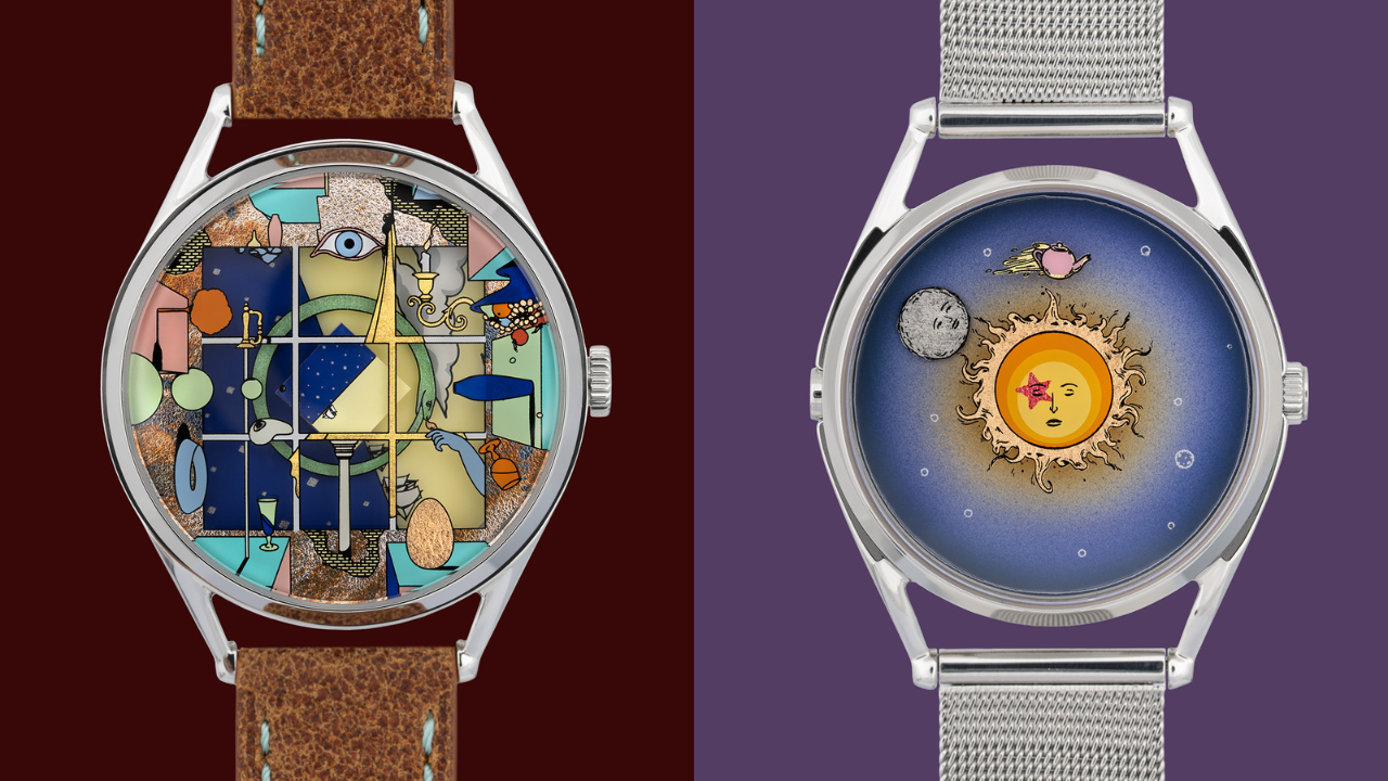 Mr Jones Lets Their Print Technicians Revive The Chaos Window and Moonhead Watches