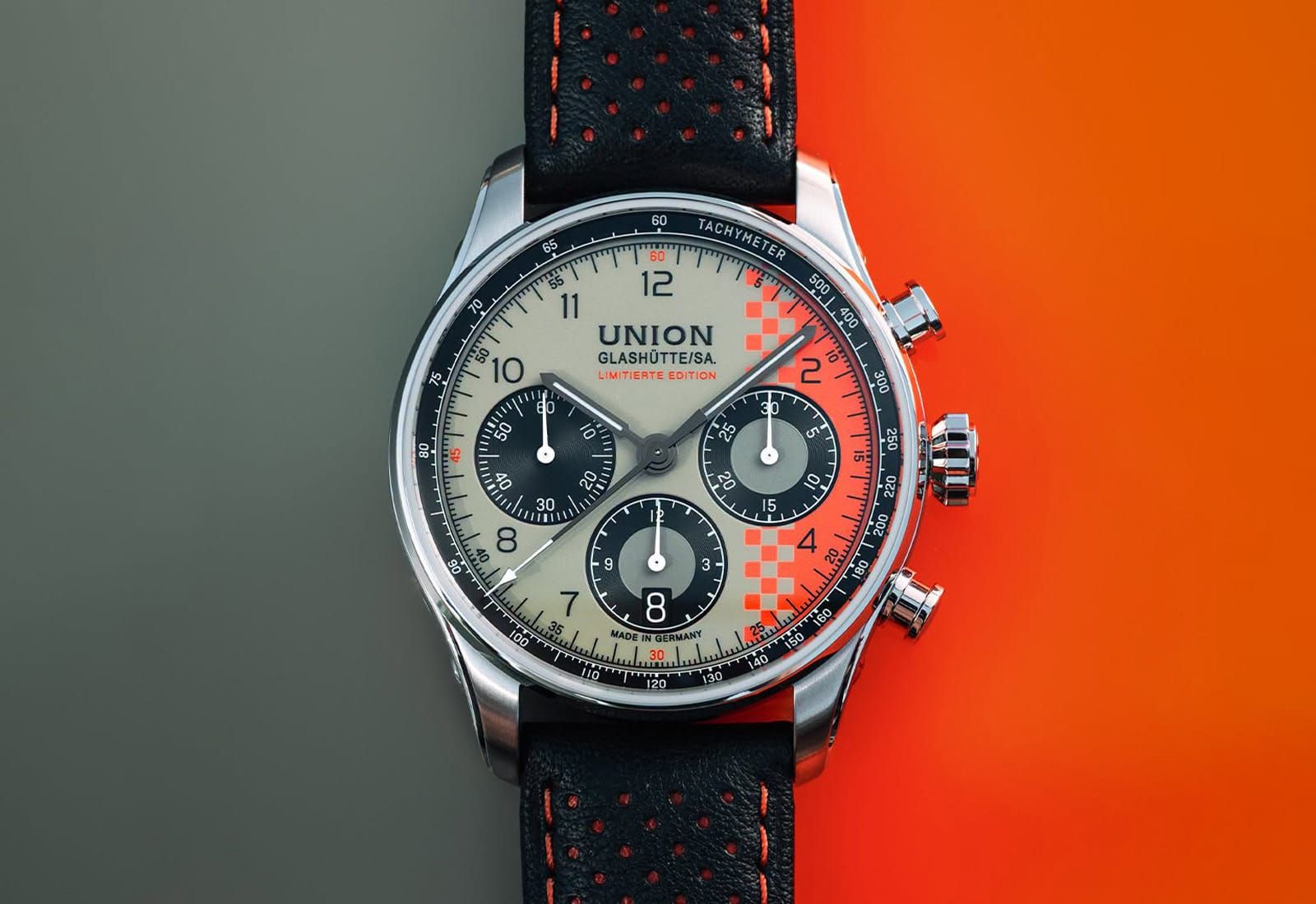 Union Glashütte Shrinks the Belisar Chronograph Speedster to 40mm Inspired By A Porsche 911