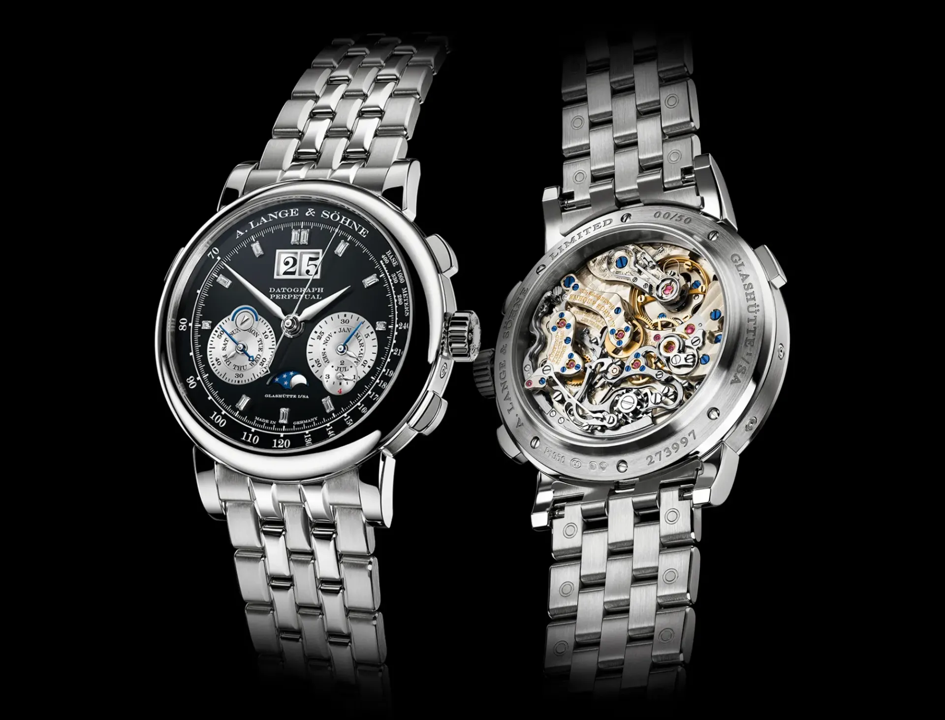 A. Lange & Söhne Puts a Platinum Bracelet Back on the Datograph Perpetual