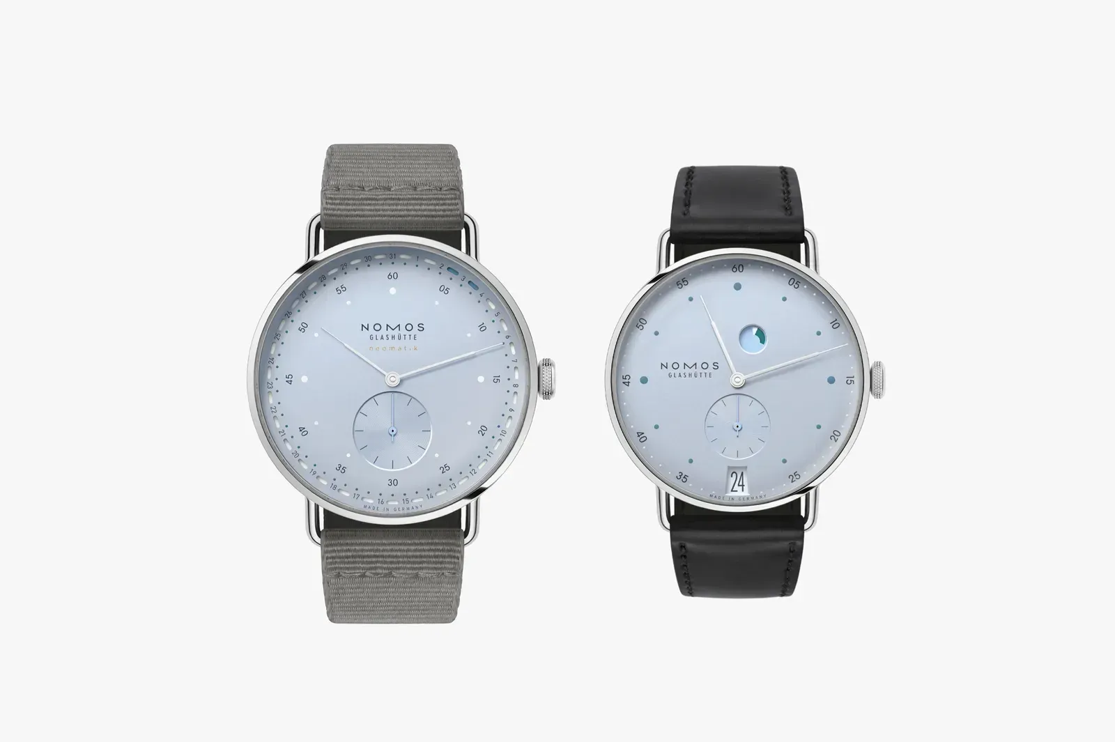 NOMOS Gives the Metro Collection an Ice Blue Dial and a Cooler Movement