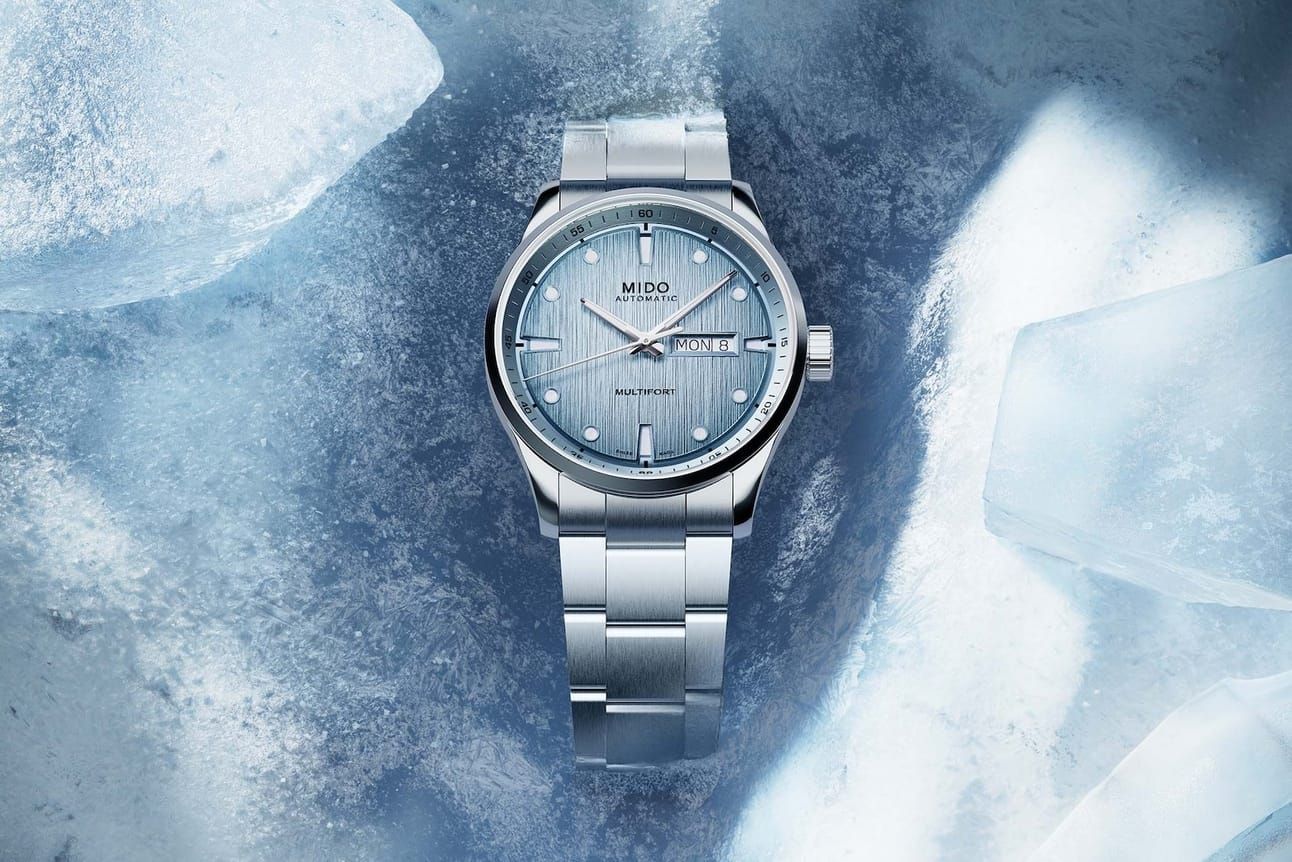 Mido Gives Their GADA Multifort Freeze An Icy Blue Dial; Timex Releases A Bunch Of New Watches Including New Moonphase; Christopher Ward Updates C1 Moonglow; New From Rado And Parmigiani Fleurier