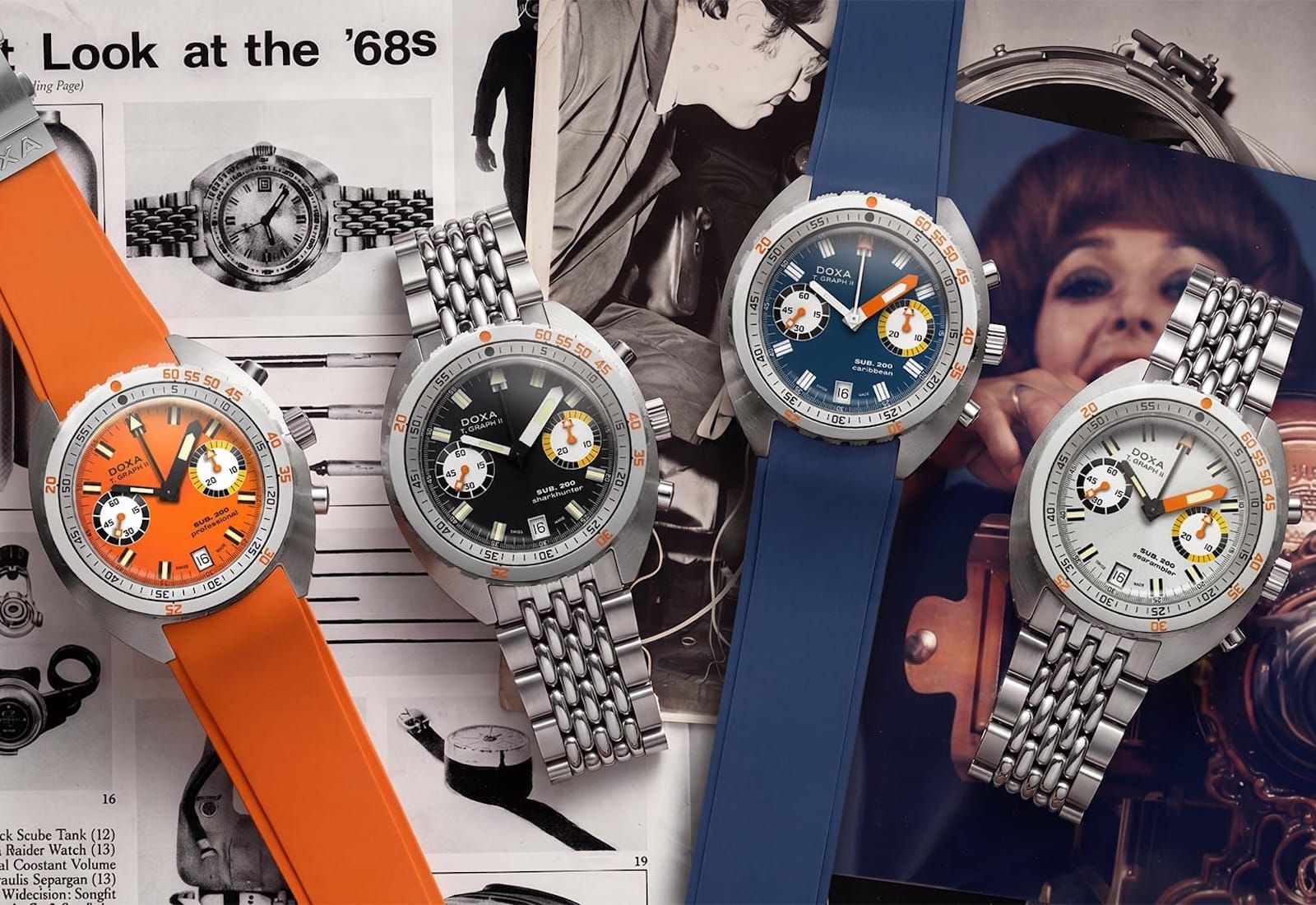 Doxa Brings Back The Diving Chrono; Hanhart's Firefighting Watch Is Their Diver; ochs und junior's Brushed Titanium Annual Calendar; Chopard Returns To Raticosa Pass; Urwerk Sends Off The UR-120