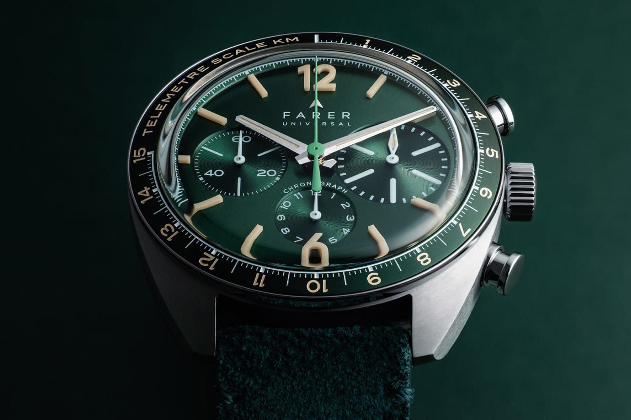 Farer Releases Most British Racing Chronograph; Raymond Weil Redesigns Complete Calendar; Horage Launches The Funky DecaFlux; Brew Teams Up With Worn And Wound Again; Ressence Releases The Type 7