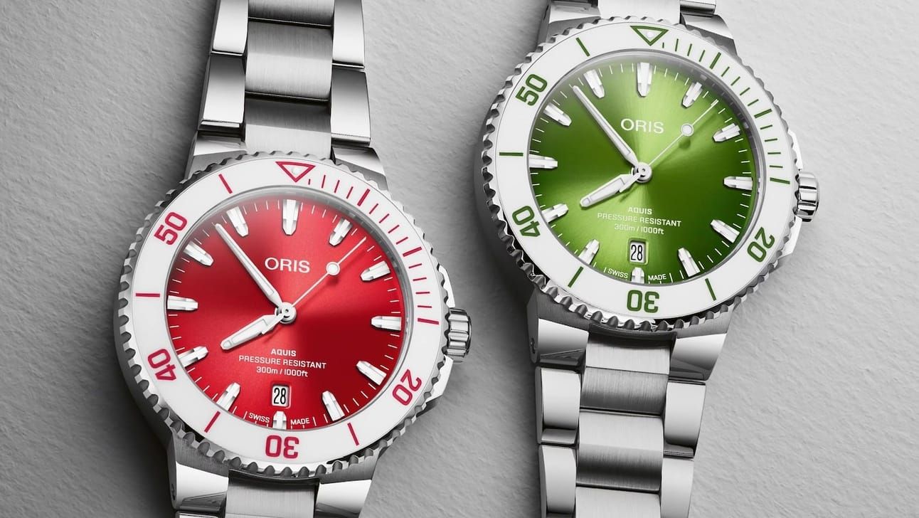 Oris Is Summer Ready With Watermelon Colored Aquis'; Bell & Ross Attempts A Dressy Gold Look; Circula's New Bright Dials; Oak And Oscar Releases Small(ish) Chrono; Ulysse Nardin Updates Divers