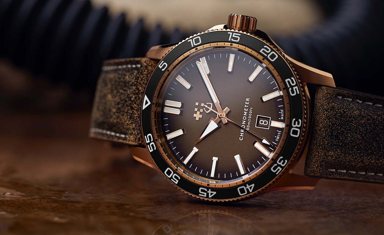 Christopher Ward Introduces New C60 Trident Pro 300 Bronze Ombré, TheBaltic  HMS 003 And Bicompax 003 Shrink To 36.5mm And Get New Dials And New Watches From G-Shock, Carl F. Bucherer And Roger Dubuis