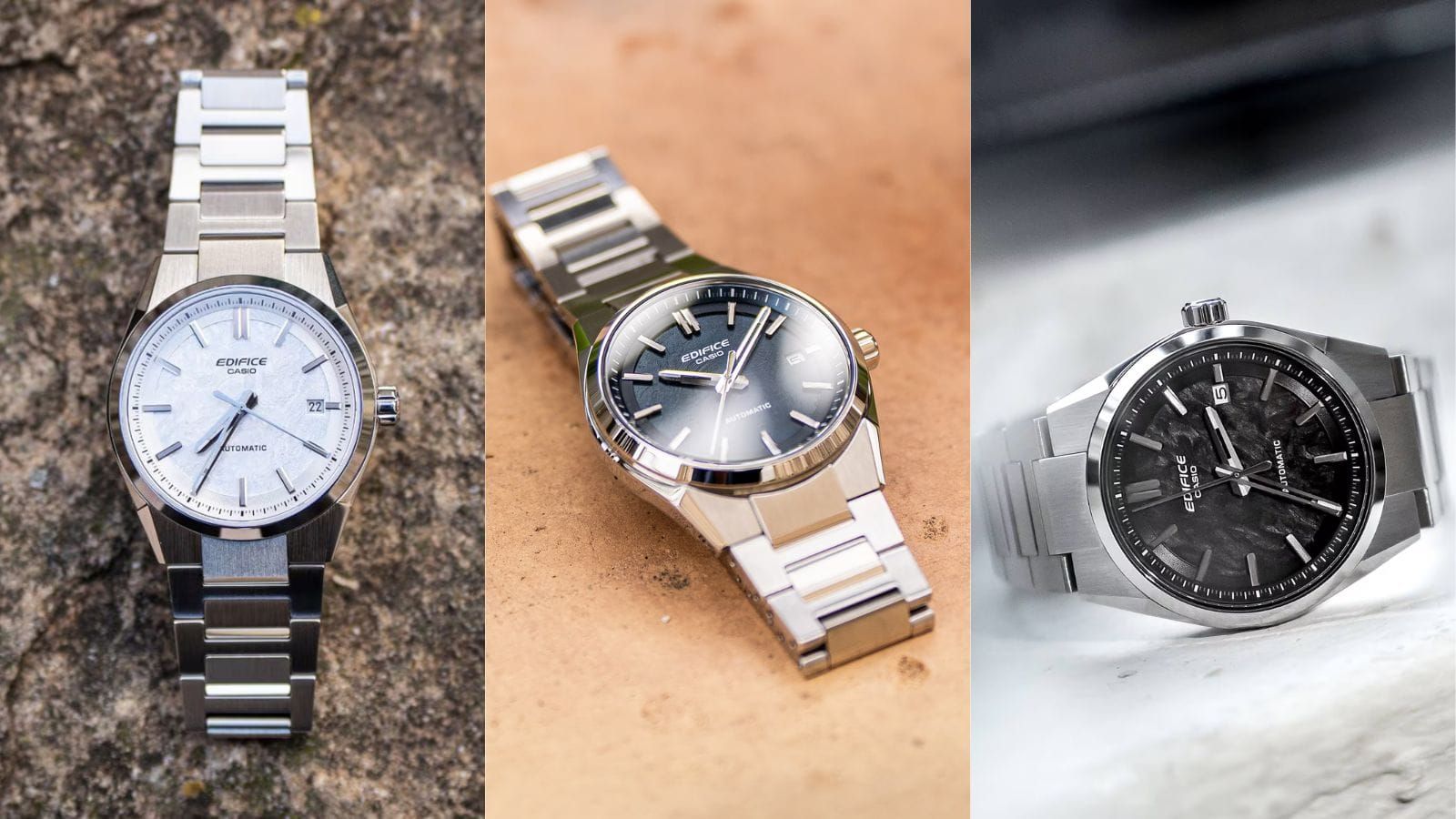 Casio Addresses The Problem Of Its First Mechanical Watch; Mido's Black And White Ocean Star GMT; The Bulova Lunar Pilot Black Hole; A Tremblage Dial Kudoke 1 And 2; A Wild Duo From Chronoswiss