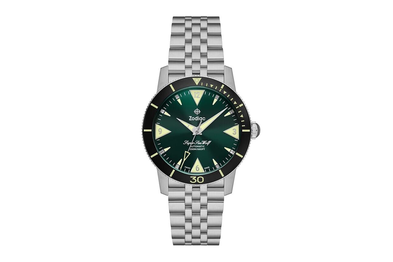 Zodiac Has A New Beautiful Deep Green Super Sea Wolf Skin Diver, Frederique Constant Collaborates With Chef, CW Releases The Twelve Halo, New Watches From Glashütte Original And GoS