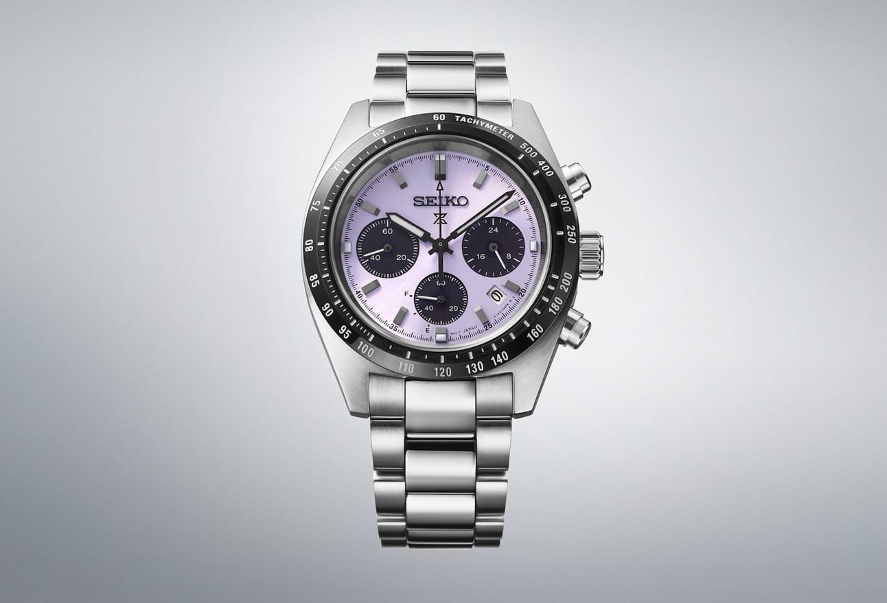 Seiko's Speedtimer Gets Right Shade Of Lavender; Union Glashütte Inspired By Mercedes; Bamford's Perfect Summer Colors; Autodromo Brings Back Monoposto; Breva's Titanium Secret; Matte Gold Bulgari