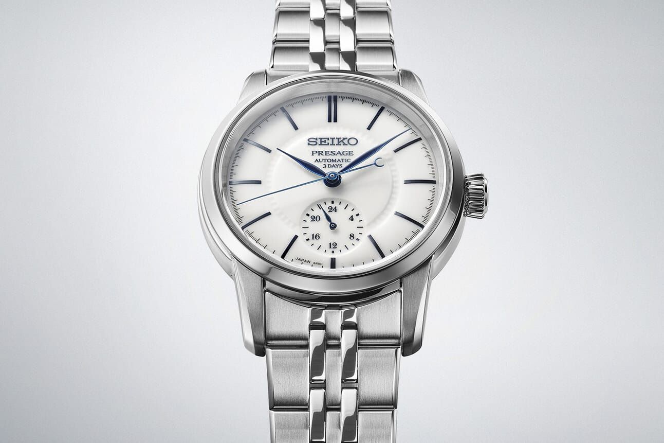 Seiko Adds Subtle Arita Porcelain Dial To Presage; Rado Has A Yellow True Square; CW Releases Red Bel Canto; Cherkas Is A New Sci-Fi Watch; JLC's New Blue Dial; And A Great Laurent Ferrier