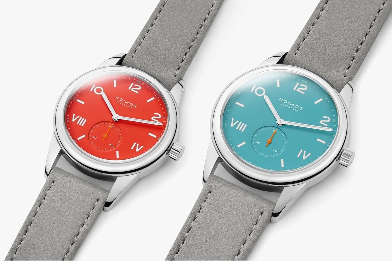Nomos Adds Two Summery Colors To The Club Campus; Norqain Expands The Adventure Line; Braun And Hodinkee Team Up For A Duo Of Watches; Arnold & Son Redesigns The Ultrathin Tourbillon Skeleton