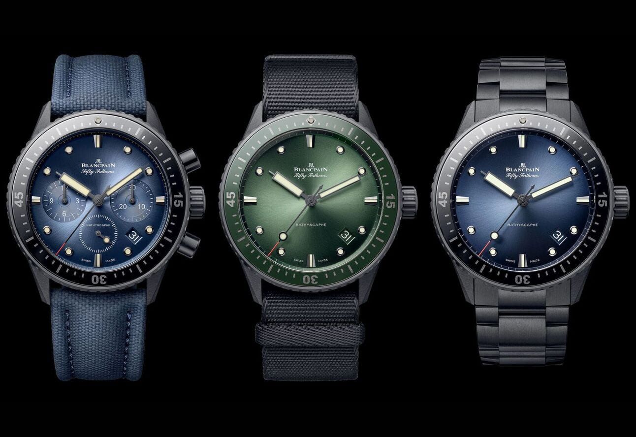 Blancpain Expands The Ceramic Fifty Fathoms Bathyscaphe Line; This Is The Top Of The Line G-Shock; Sinn Releases Damascus Titanium Watch; Moritz Grossmann Celebrates 16th Anniversary; And All The GPHG Winners