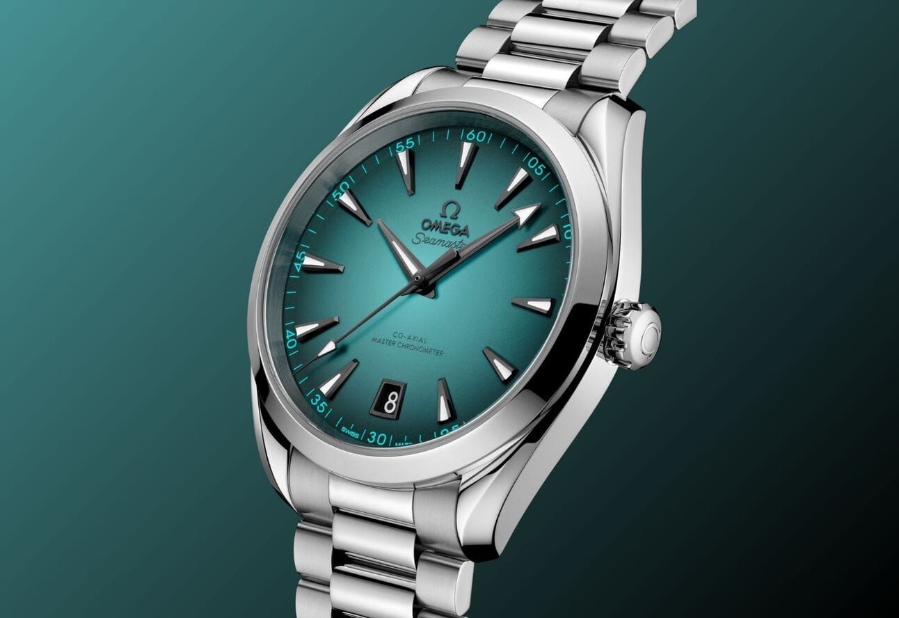 Omega Adds Gradient Turquoise Dial To Seamaster Aqua Terra; Vulcain Teams Up With Massena LAB For A Sensational Nautical; Brew's New Take On The Metric; Urwerk Has A New UR-230 In White Ceramic
