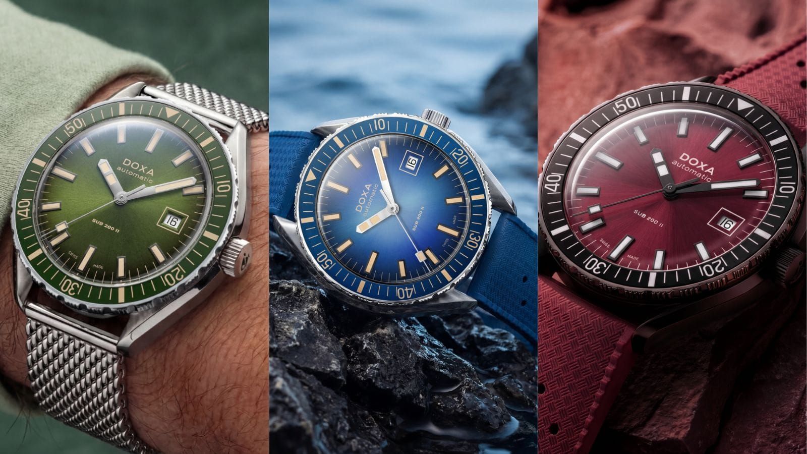 Doxa Bucks The Downsizing Trend With New SUB 200 II Collection; Snoopy Ditches Tennis For Pickleball On Timex Trio; Sternglas' Limited Blue Merion; Krayon Plays PAC-MAN; ArtyA's Moissanite Purity