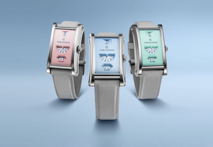 Chronoswiss Brings Back the Neo Digiteur In Three Pastel Colors At A Lower Price