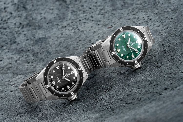 Yema Releases Their First Navygraf in Titanium, With Two Nice Meteorite Dials