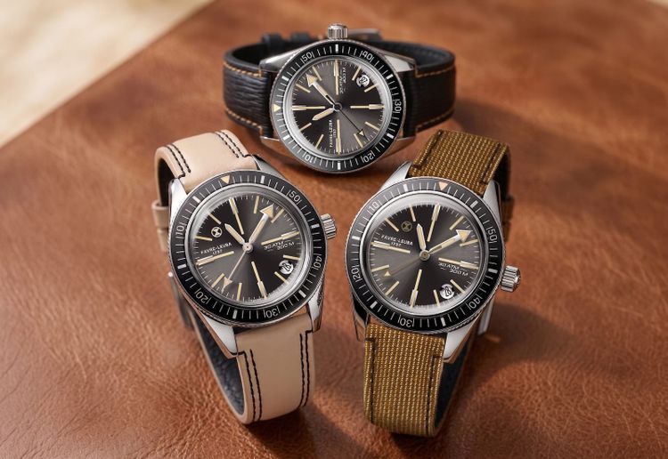 Favre Leuba And Jean Rousseau Team Up For Three Strap-Led Limited Edition Deep Raiders