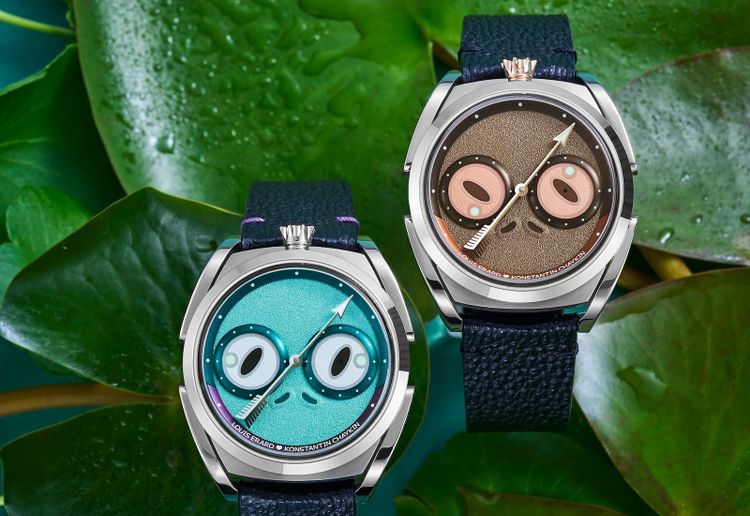 Louis Erard and Konstantin Chaykin Bring the Unfrogettable Back in Turquoise and Brown
