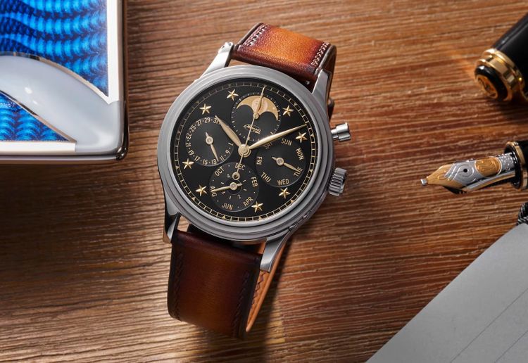 Habring² Teams Up With SJX To Add a Perpetual Calendar to the Monopusher Chrono Felix