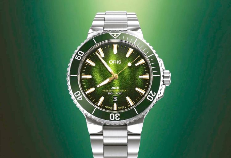 Oris Latest Ocean Cause Edition Takes The Form Of A Kelp-Textured Aquis Date