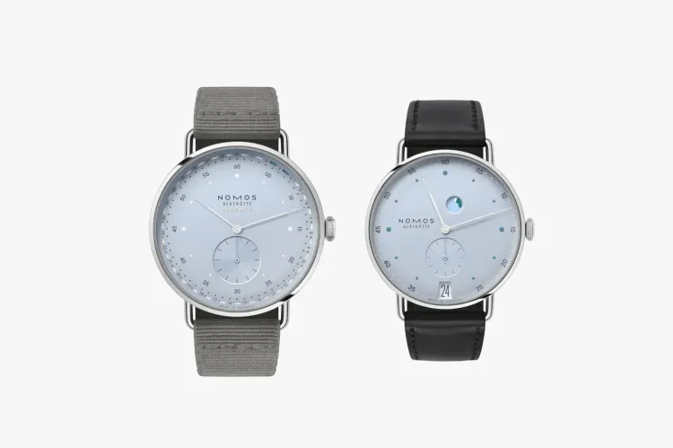 NOMOS Gives the Metro Collection an Ice Blue Dial and a Cooler Movement