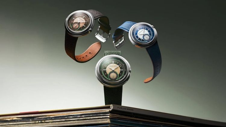 Furlan Marri Remakes Iconic Disco Volante Shape With Three Groovy New Watches; G-Shock's New Summer Entry Has An Iridescent Look; Unimatic Has A Fresh Look With Morgan; Piaget Gets Rainbow Bezel