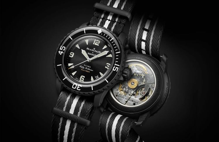 Swatch Releases New Fully Blacked Out Blancpain Scuba Fifty Fathoms, Longines Celebrates Lunar New Year With Red Moonphase, Mido Adds Blue Dial To Skeleton Multifor, New From Raketa And Garrick