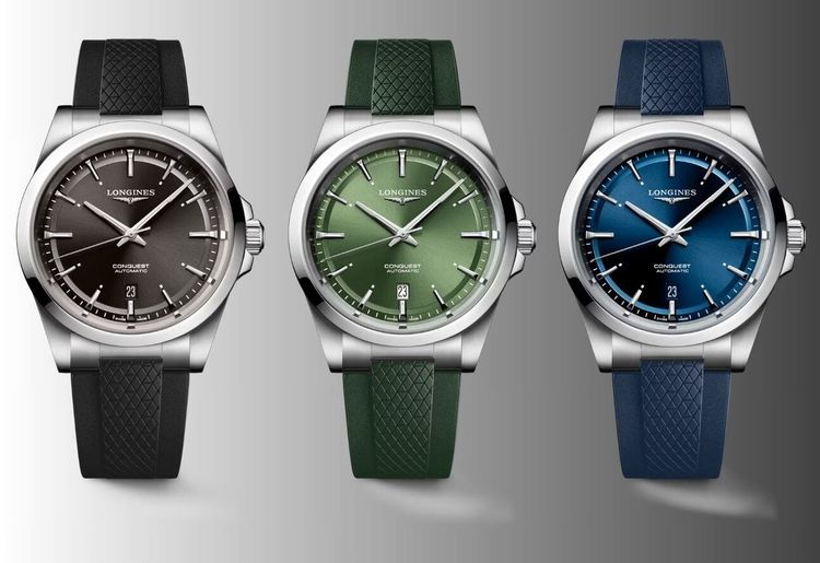 Longines Has Some New Things With The Conquest Collection; A Rose Gold PVD, And Red Dial Quartz, Tissot PRX; The New Vulcain Skindiver Chrono; Chanel's J12 Bleu; And A Weird De Bethune Diver