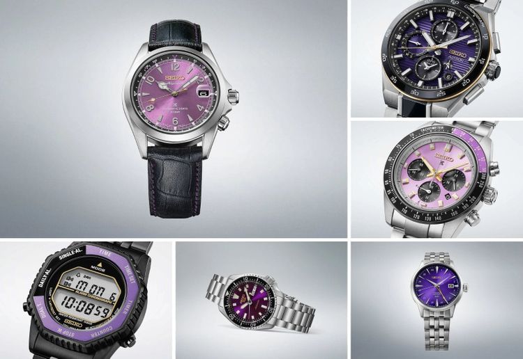 Seiko Celebrates With Six Edo Purple Models; echo/neutra's Averau 42 Ceramic Sand Collection; A Pocket Watch From Bangalore Watch Company; Corum Quotes Hemingway On New Golden Book