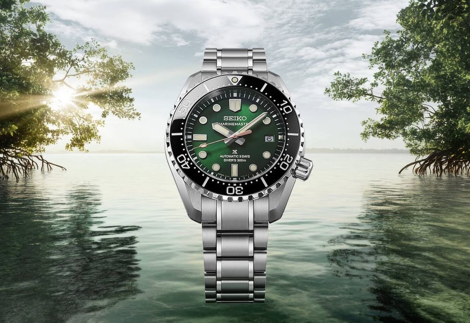 Seiko Turns the New Marinemaster Green for Its Latest Save the Ocean Edition