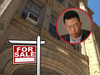 Composite Image of San Francisco School Board President Phil Kim, A Former Private School Executive and SFUSD headquarters with a "for sale" sign in front of it.