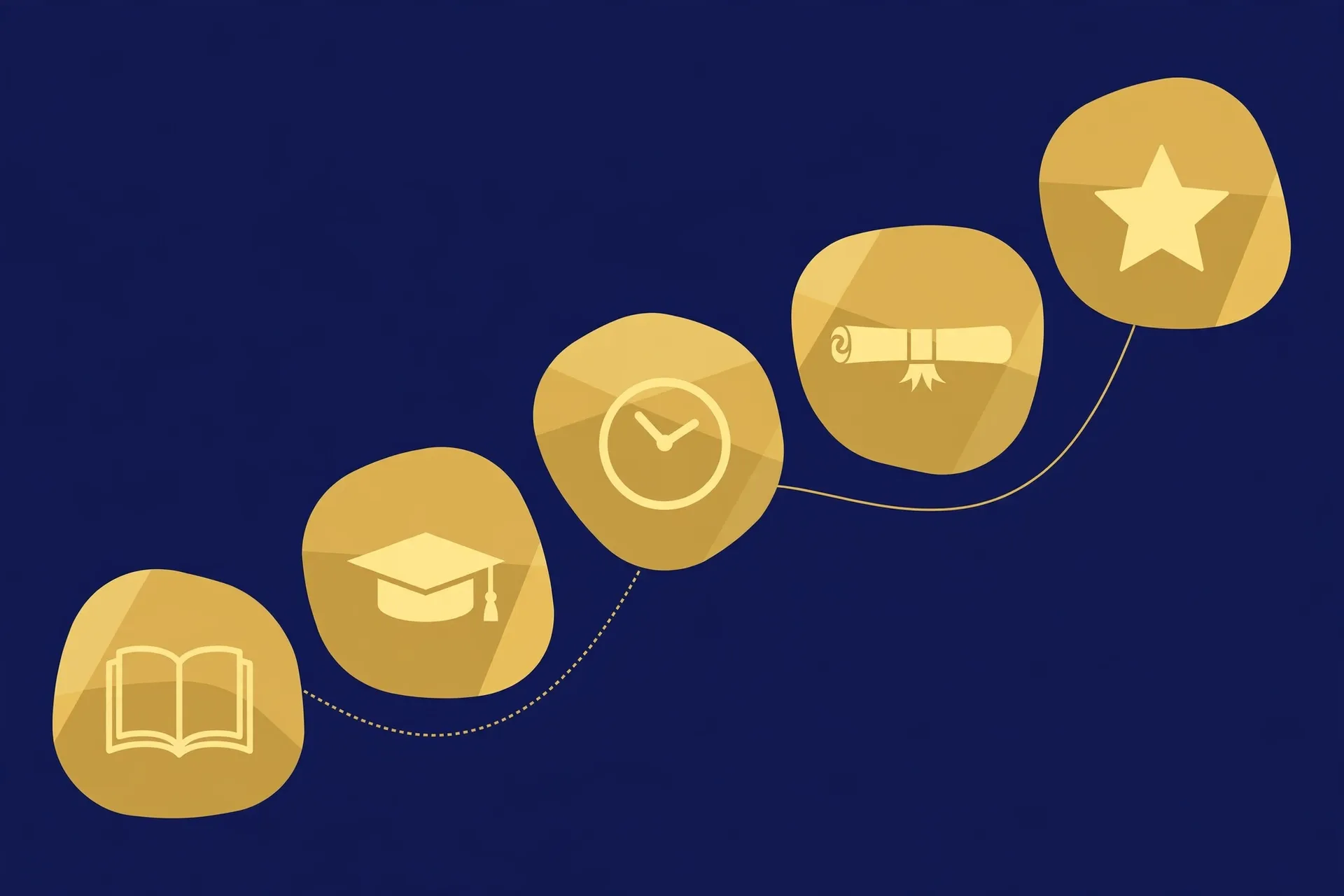 Stepping stones from books to graduation