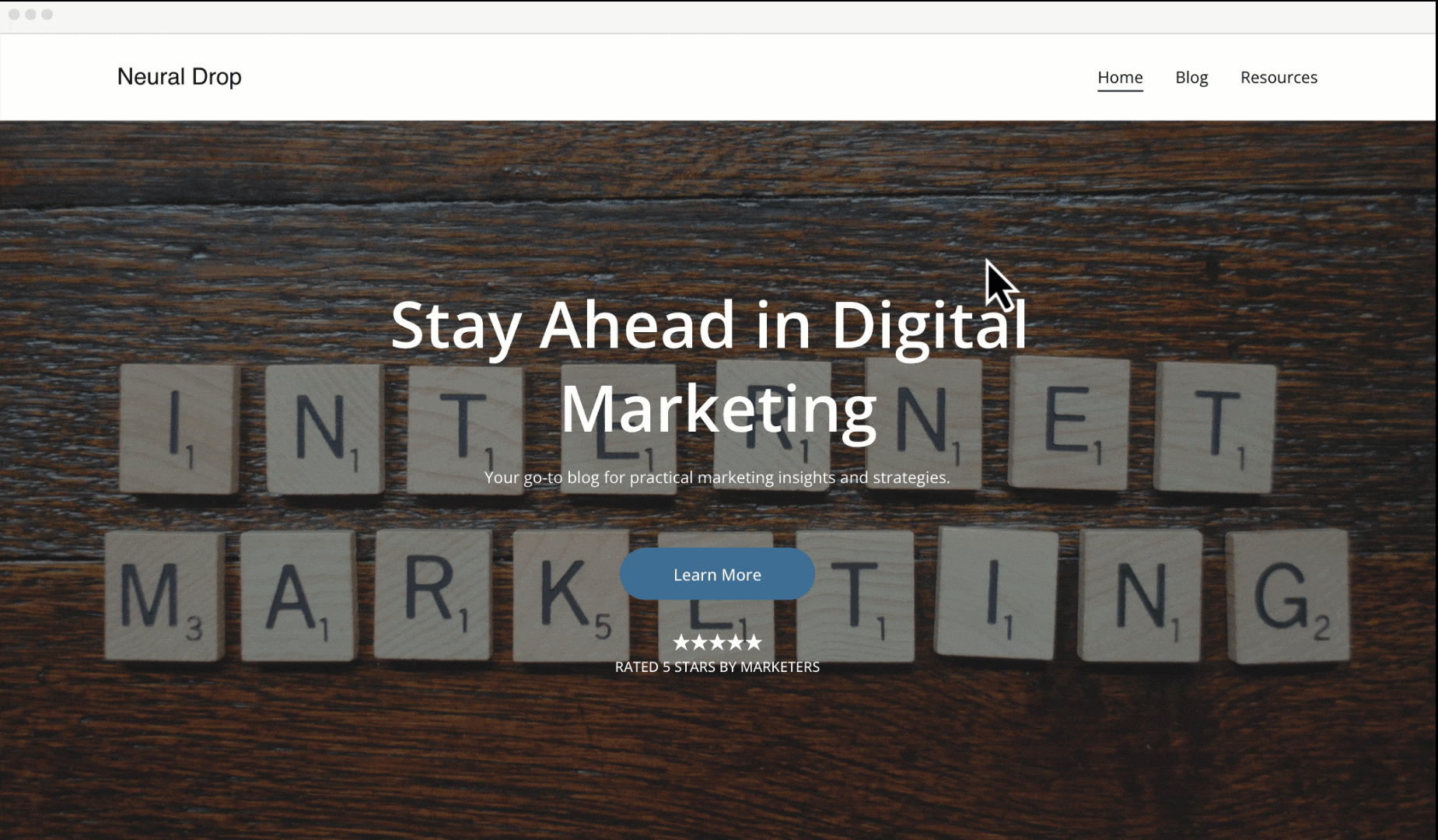 This the website, I created using Hostinger AI website builder