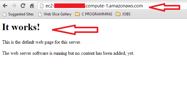 checking apache2 server