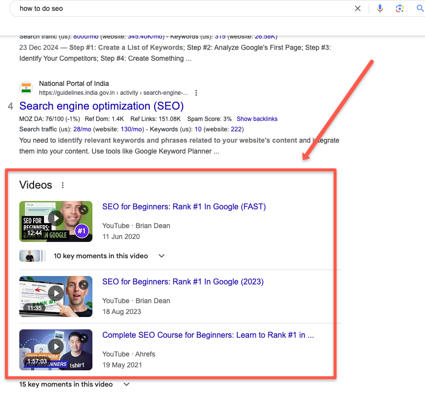 SEO trends the rise of video content: Google is pulling YouTube video on Google search