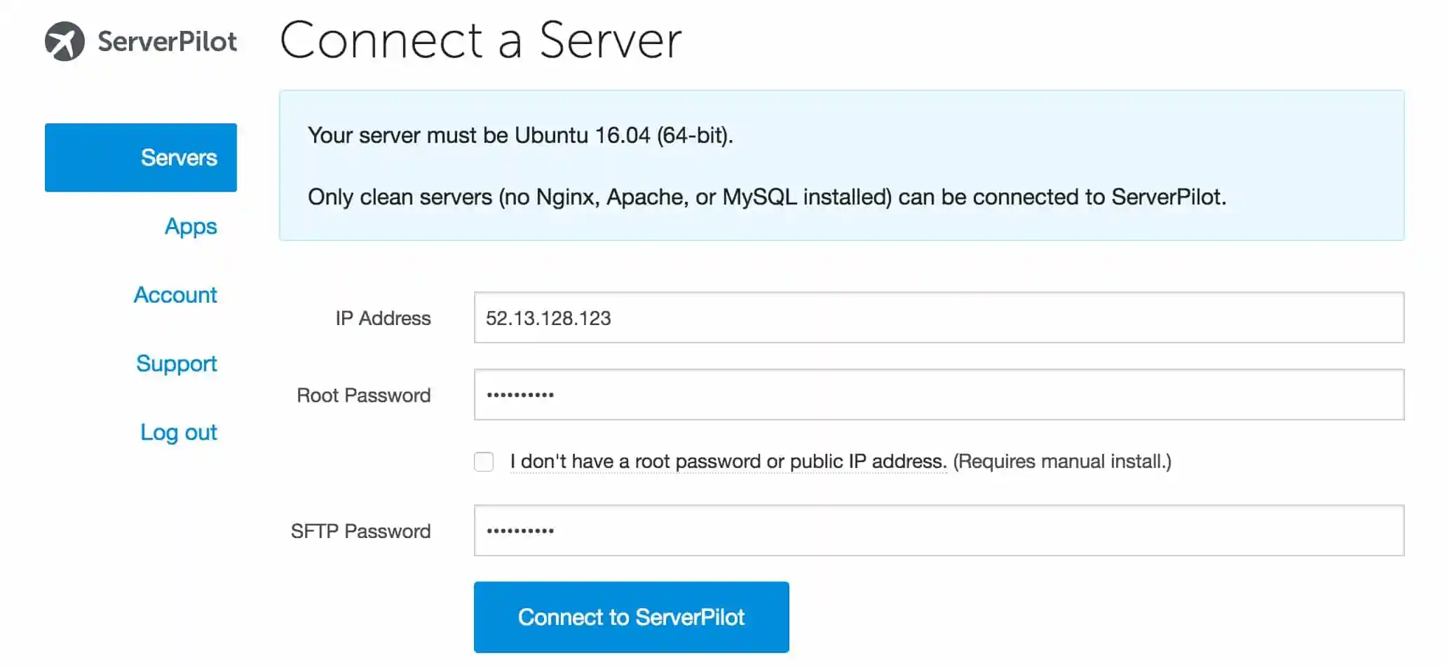 ec2 serverpilot wordpress setup