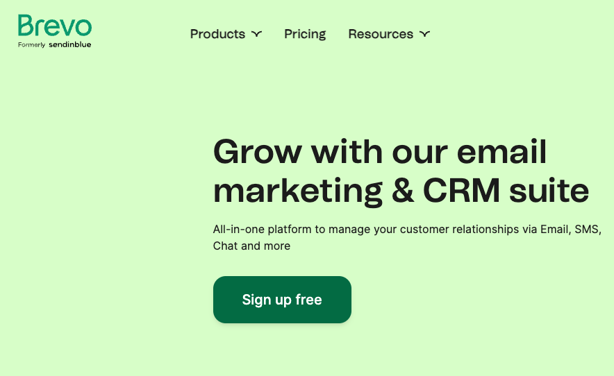 Sendinblue, promises to bring efficiency to your email marketing efforts. Moreover, it enables you to send up to 300 emails regularly.