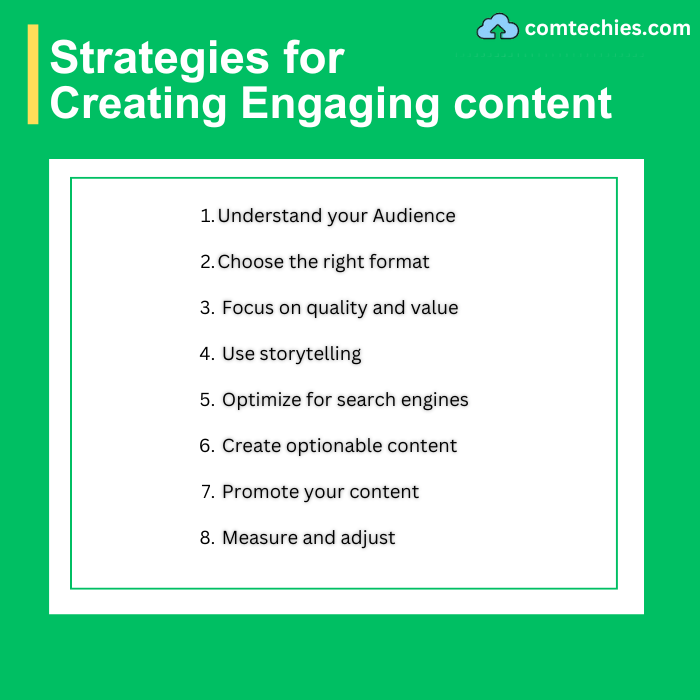 online marketing for small businesses: Strategies forCreating Engaging content