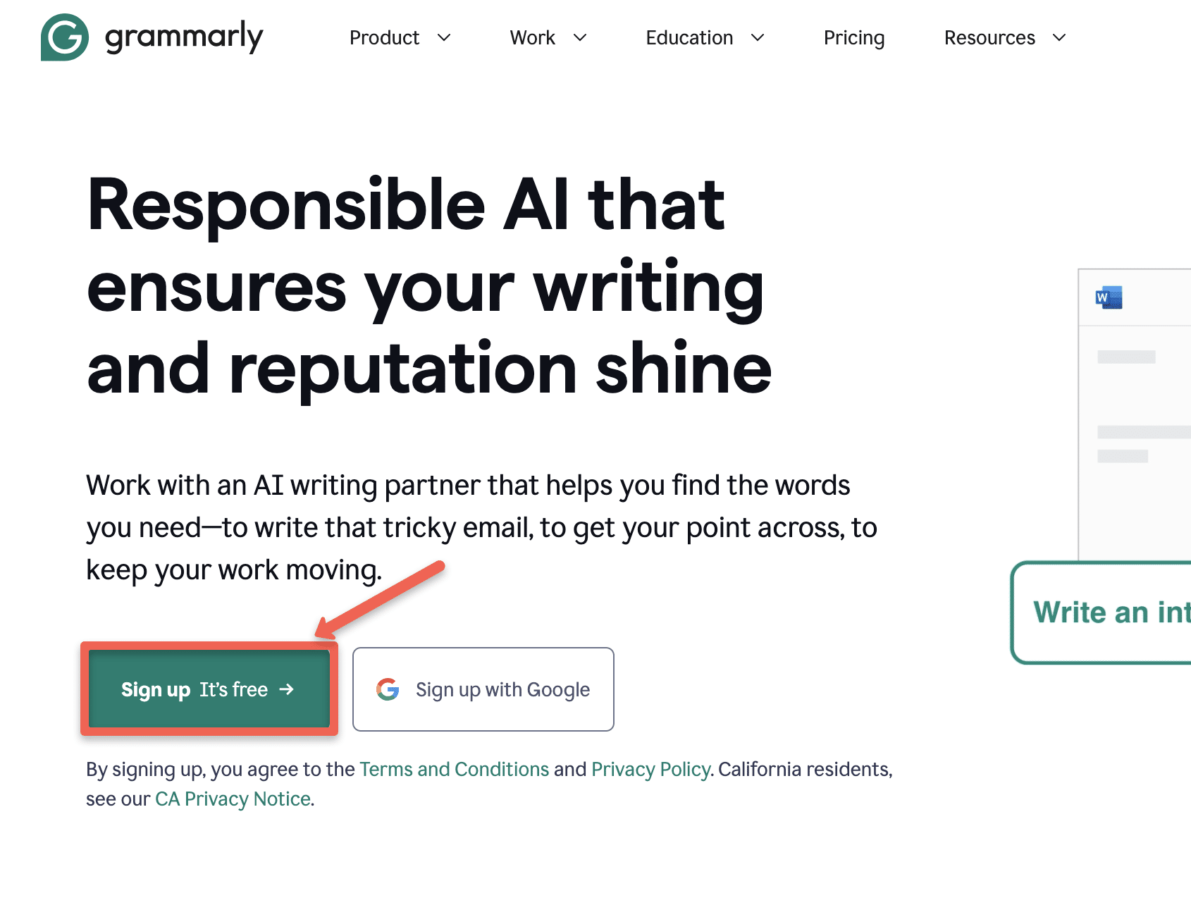 Grammarly Black Friday: Grammarly webiste