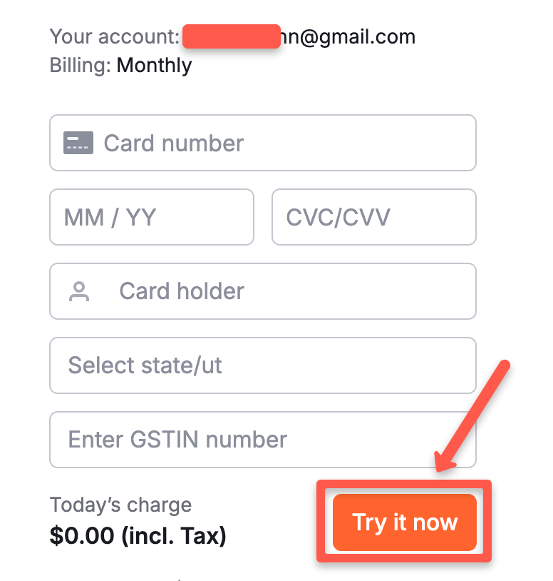 Click on the 'Try it now' button