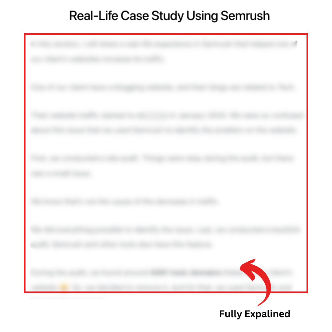 Semrush real-life case study