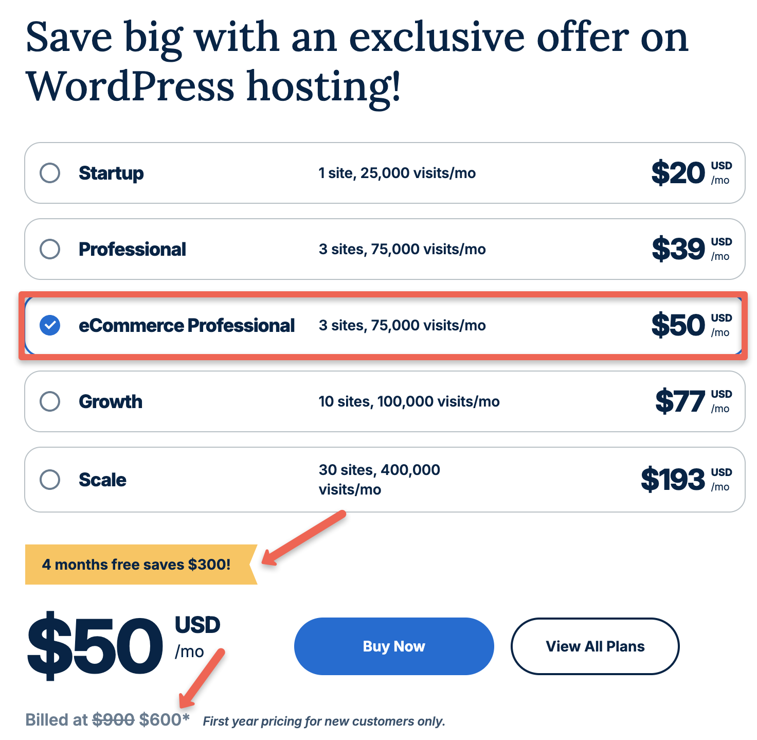 WP Engine coupon code:WP Engine offers 33.33% on its ecommerce professional plan and the user can save upto $300 for a year, and its for only first year