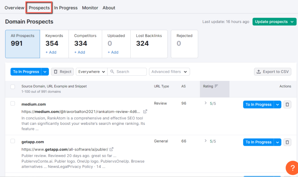 Go to Prospects, you will find the relevant website in your niche. Here you can find the perfect link for your website.