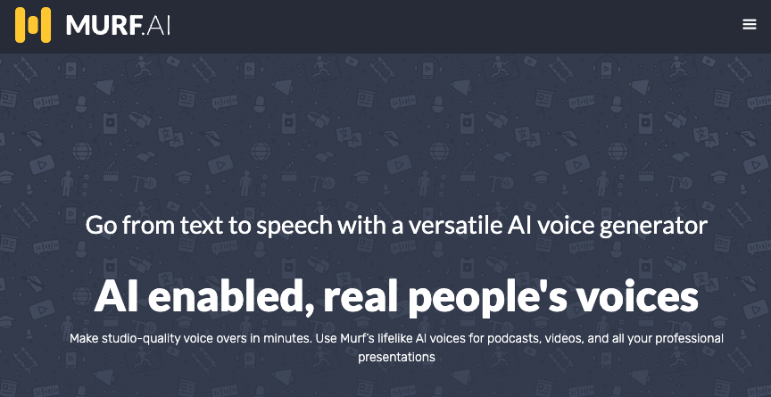 Murf real time voice changer