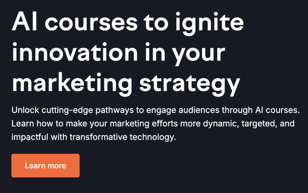 Free AI Marketing Course in Semrush Academy